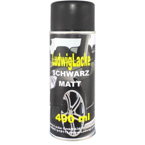 Ludwig-Lacke Schwarz matt 400ml Spraydose